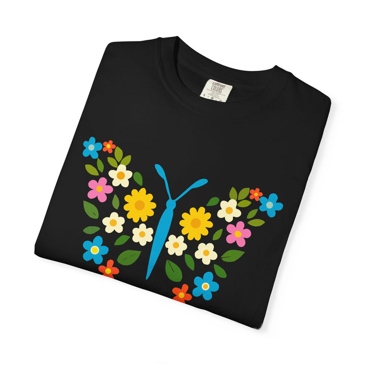 Together We Grow T-Shirt — Floral Butterfly Garden Tee
