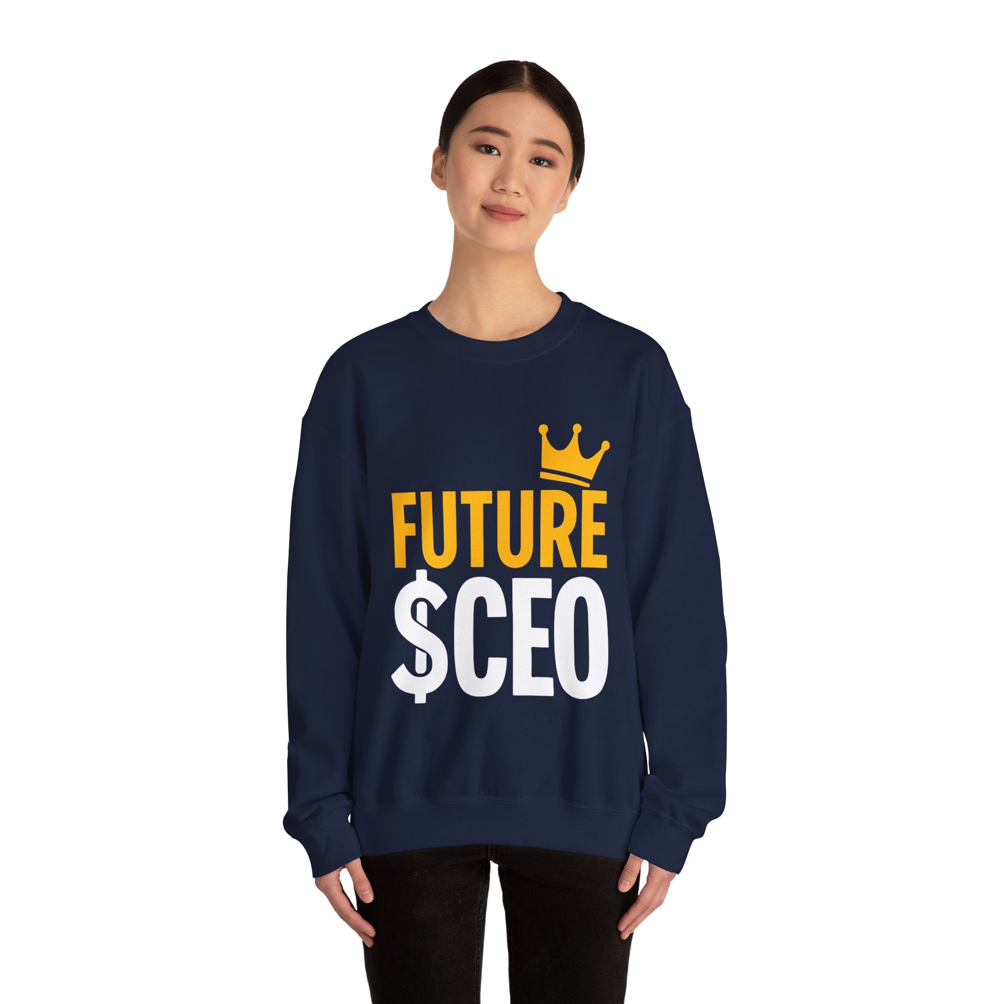 Future CEO Sweatshirt — Kids/Teens Motivational Crewneck