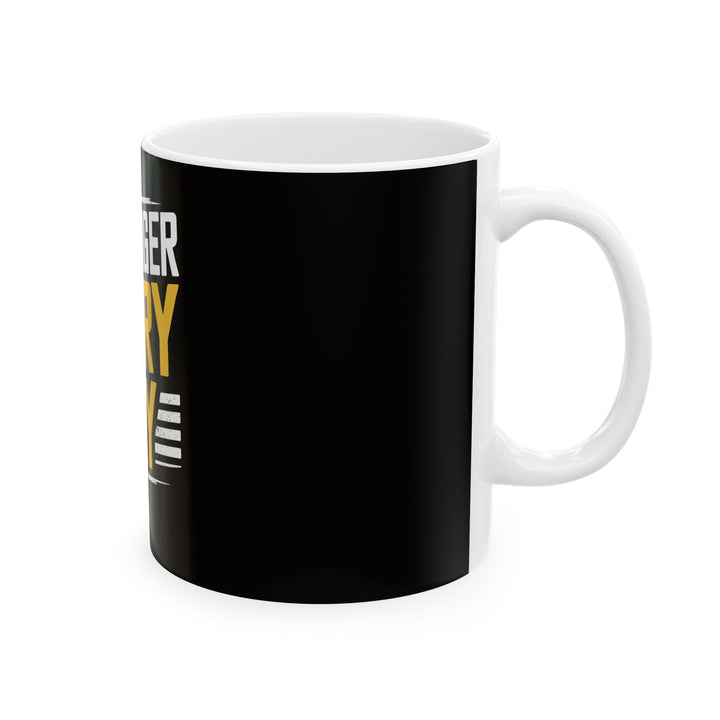 Stronger Every Day Inspirational Fitness Mug — Motivational Coffee Cup for Gym & Recovery (11oz, 15oz)