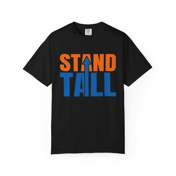 Stand Tall Graphic T-Shirt — Motivational Arrow Design