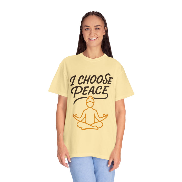 I Choose Peace Yoga T-Shirt — Meditation Spiritual Tee