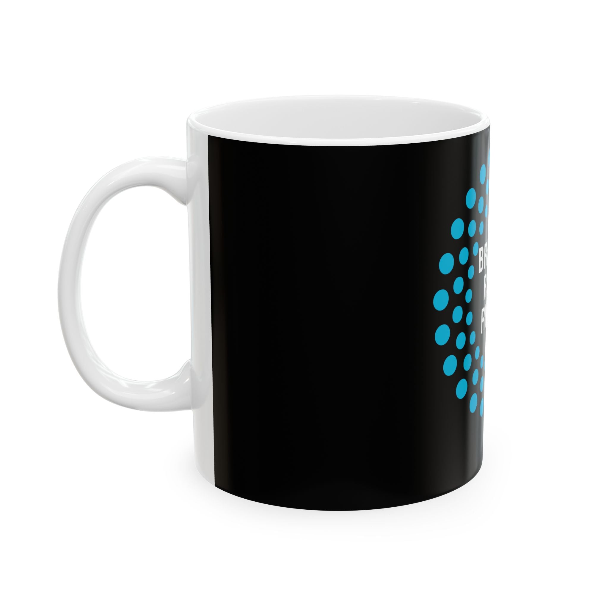 Breathe. Reset. Repeat. Ceramic Mug — Motivational Mindfulness Coffee Cup