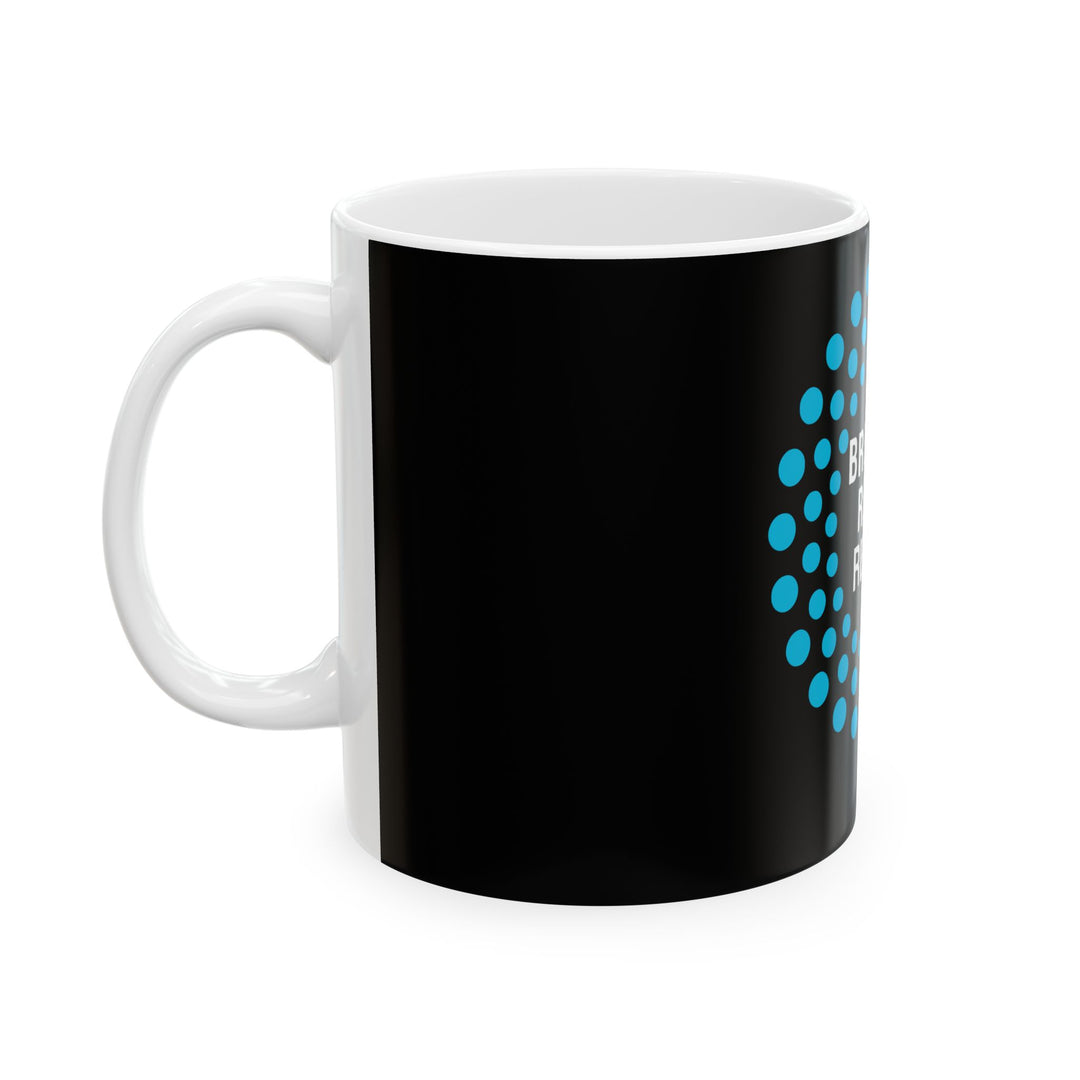 Breathe. Reset. Repeat. Ceramic Mug — Motivational Mindfulness Coffee Cup