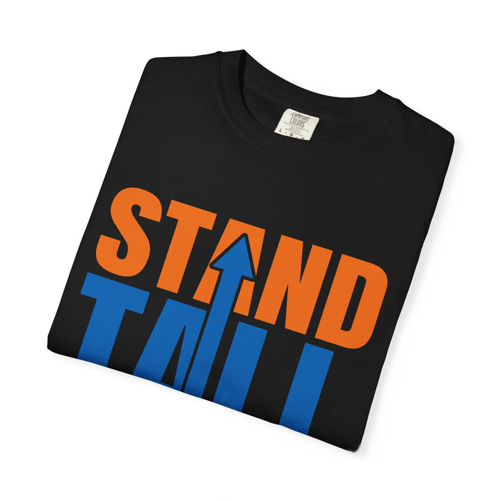 Stand Tall Graphic T-Shirt — Motivational Arrow Design
