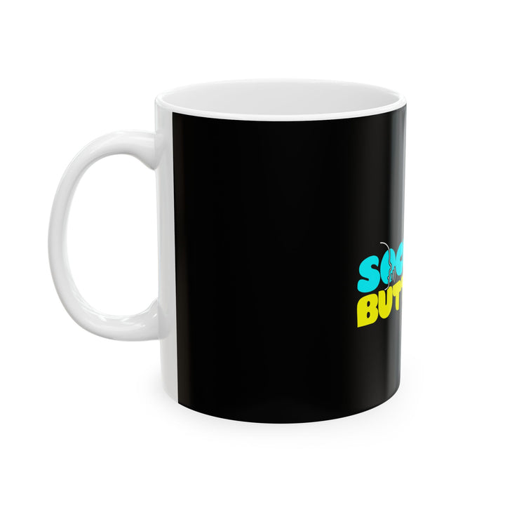 Social Butterfly Loading Coffee Mug — Funny Introvert/Extrovert Ceramic Mug (11oz, 15oz)