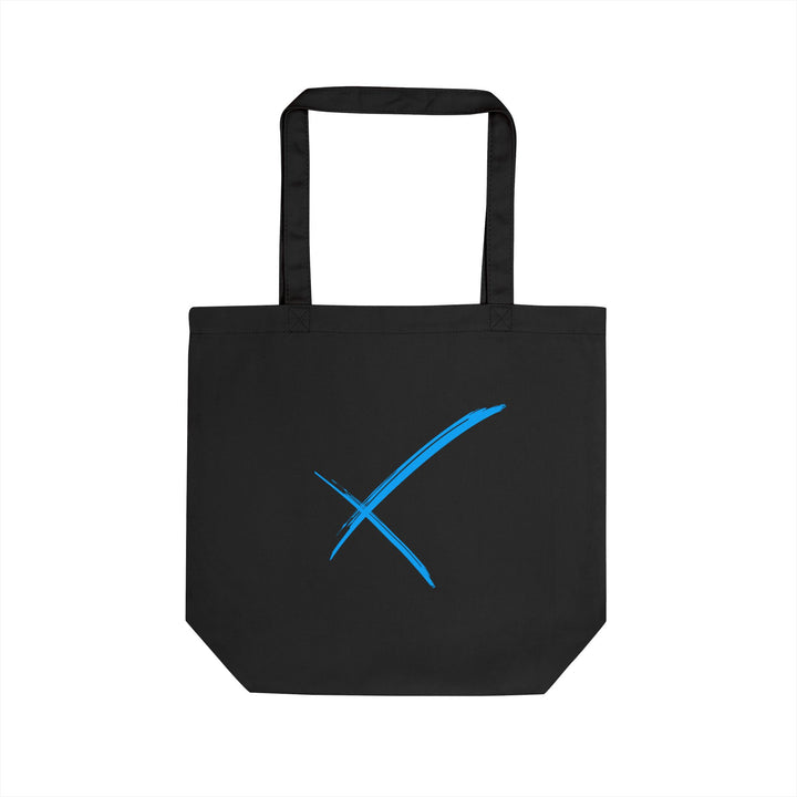 Tote Bag — Minimal Blue Brushstroke Eco Tote for Everyday Shopping & Gifts