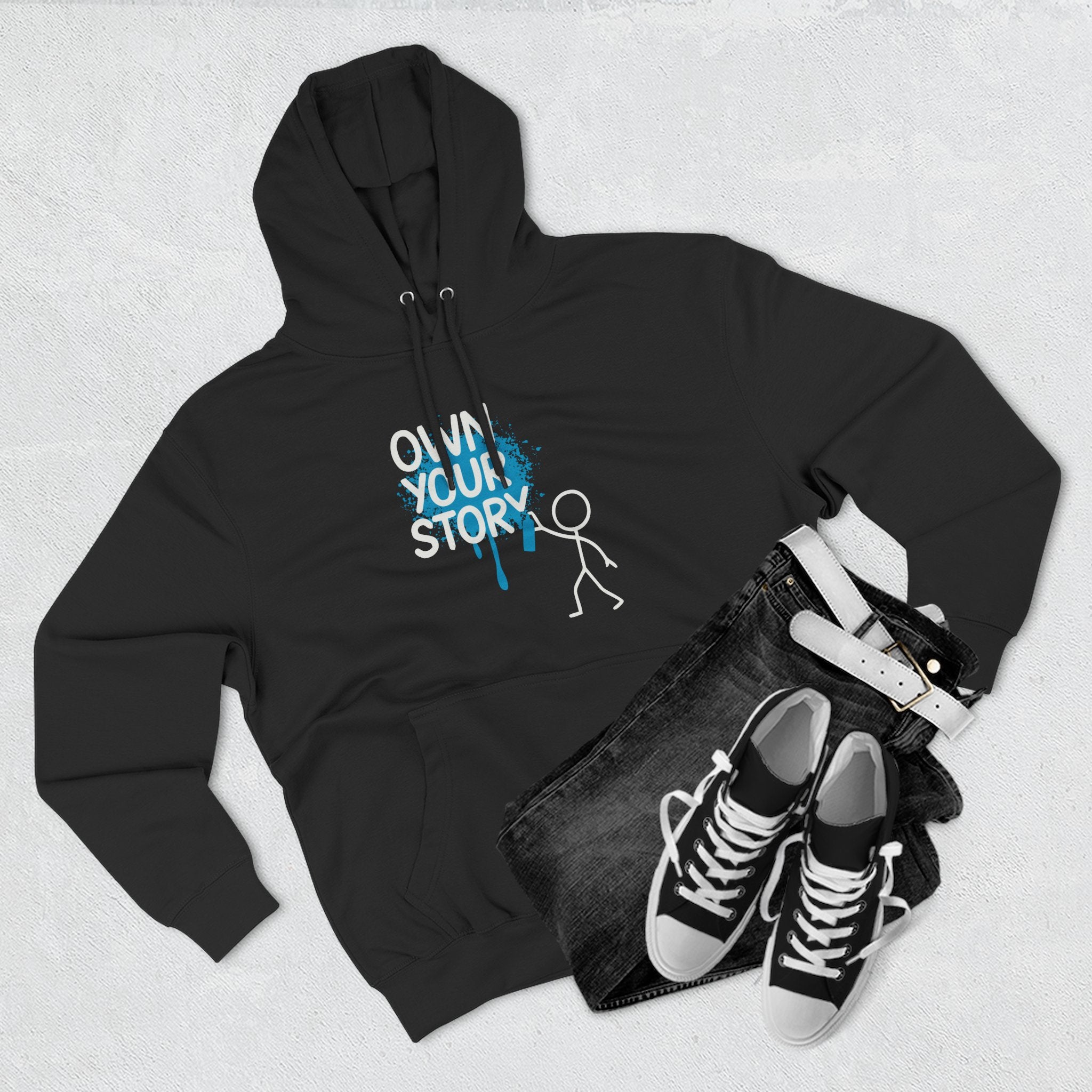 Own Your Story Hoodie — Inspirational Graphic Fleece Hoodie