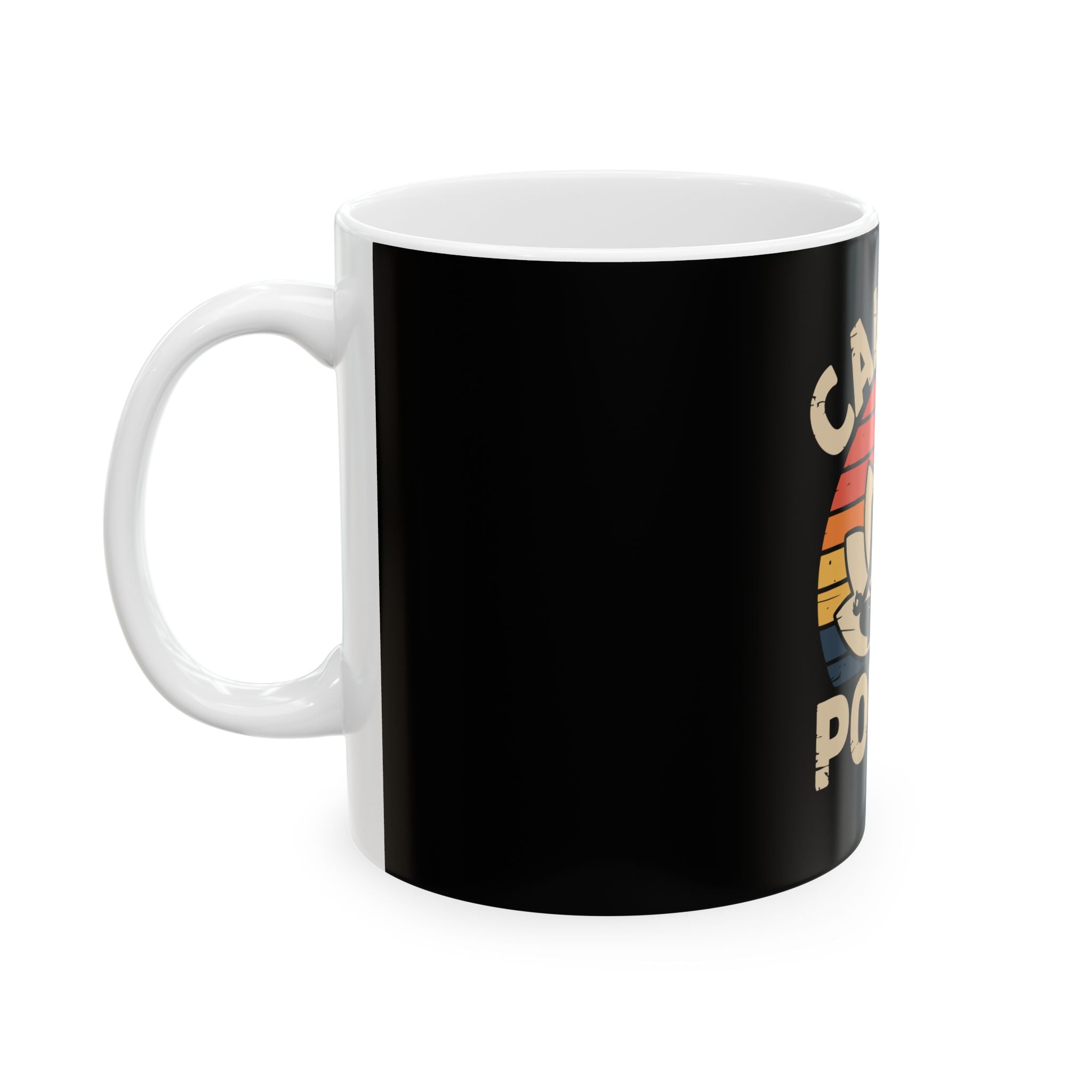 Calm Is Power Meditation Mug — Yoga Lotus Ceramic Coffee Cup (11oz & 15oz)