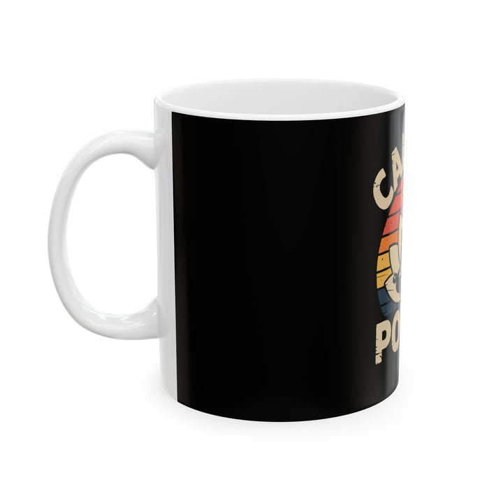 Calm Is Power Meditation Mug — Yoga Lotus Ceramic Coffee Cup (11oz & 15oz)