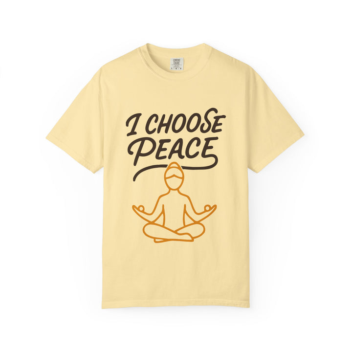 I Choose Peace Yoga T-Shirt — Meditation Spiritual Tee