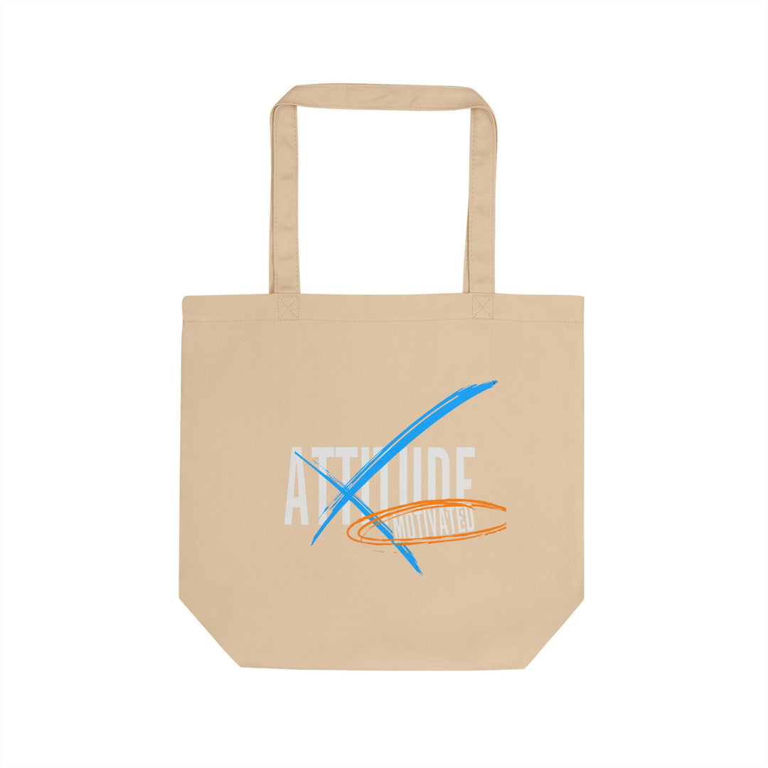Eco Tote Bag - 'Attitude' Surfboard Graphic Reusable Beach Tote