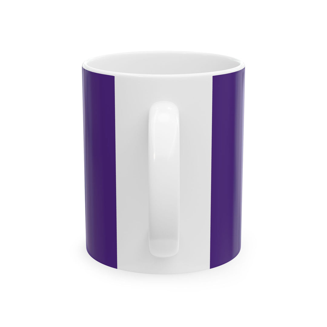 Confidence Is My Superpower Ceramic Mug — Inspirational Purple Coffee Cup (11oz/15oz)