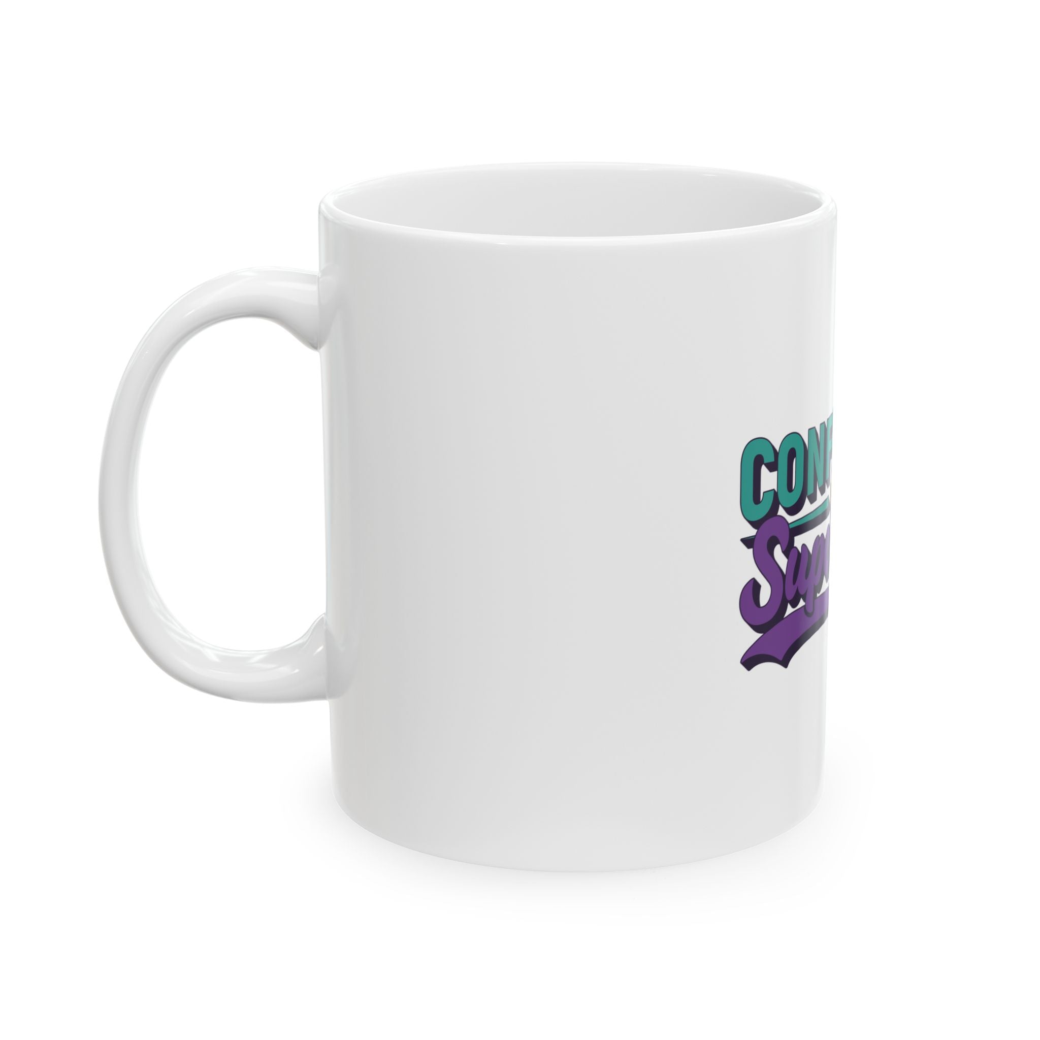 Confidence Is My Superpower Ceramic Mug — Inspirational Coffee Cup (11oz & 15oz)