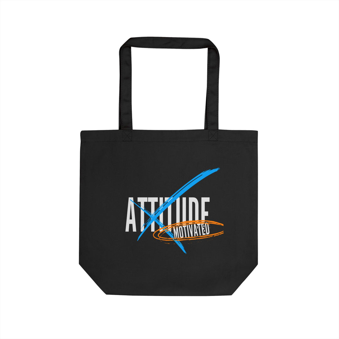 Eco Tote Bag - 'Attitude' Surfboard Graphic Reusable Beach Tote