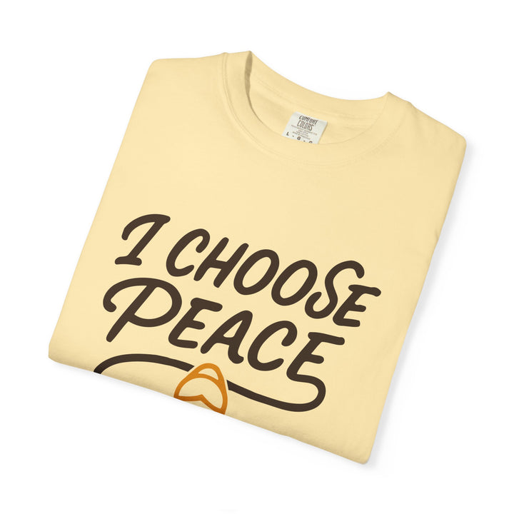 I Choose Peace Yoga T-Shirt — Meditation Spiritual Tee