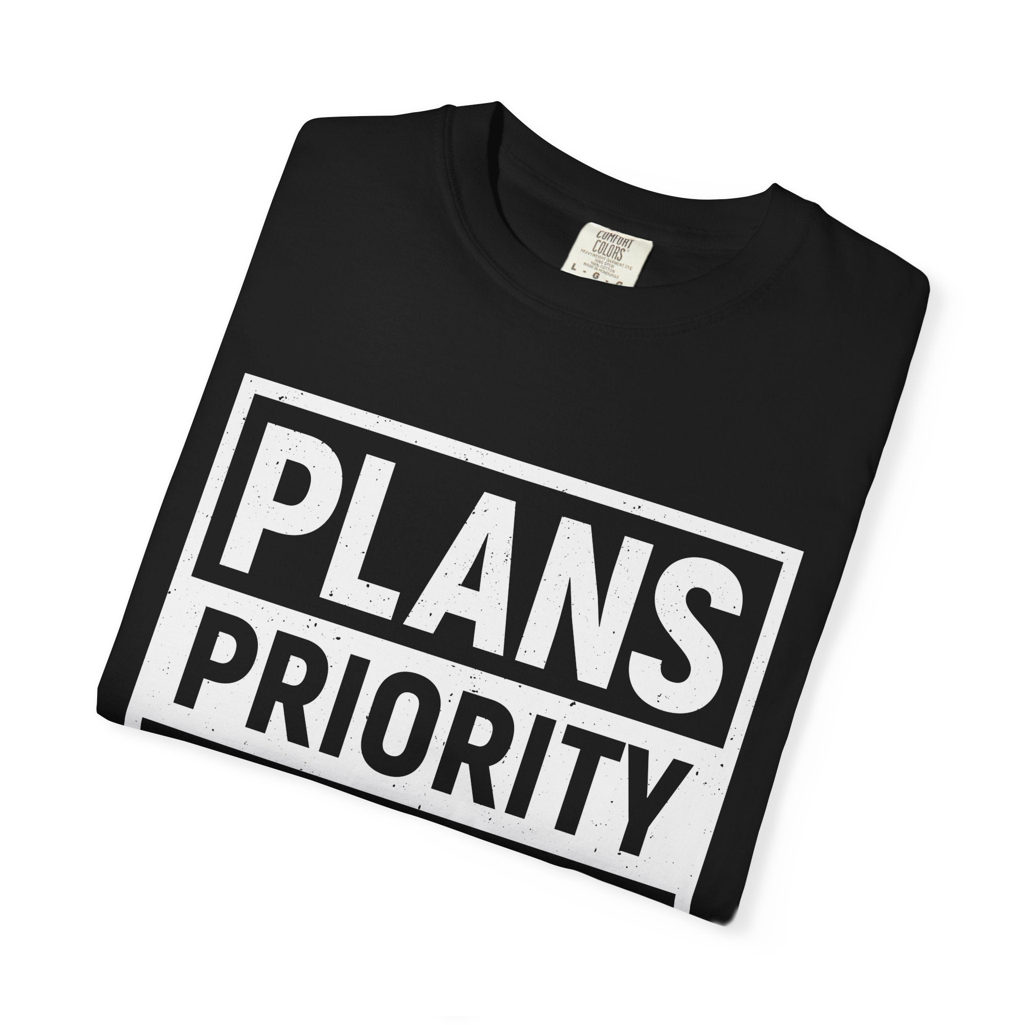 Plans Priority and Path T-Shirt — Motivational Graphic Tee for Goal-Setters