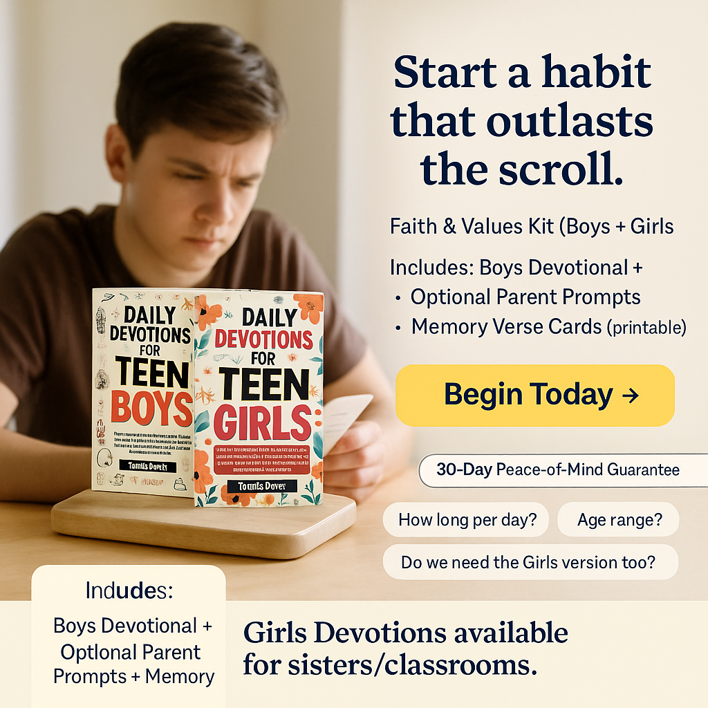 Daily Devotions For Teen Boys