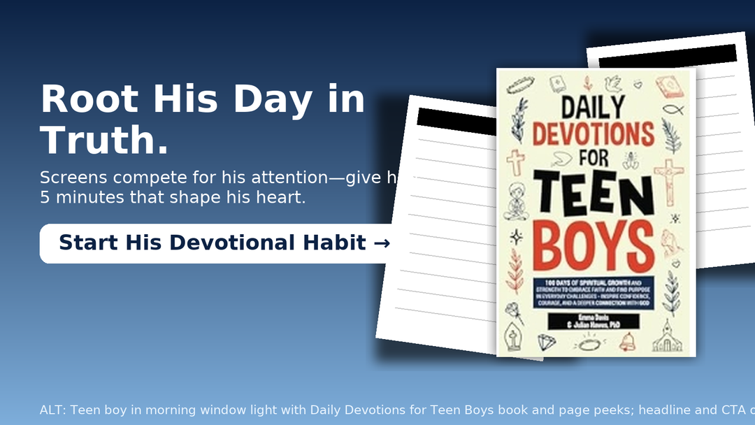 Daily Devotions For Teen Boys